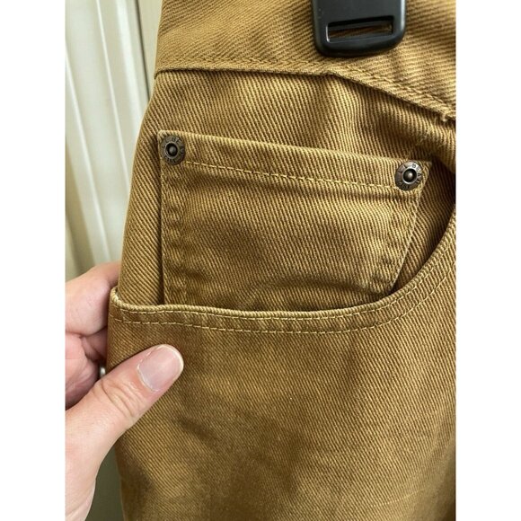 Men’s L.L. Bean Work Jeans Denim Pants Brown Tan Size 32x26  OPG74 Cotton Vtg - Picture 10 of 16